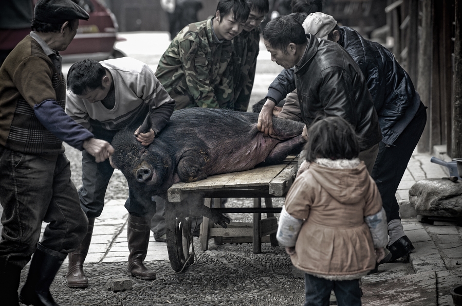 His Last Breaths,  XiJiang Village, China